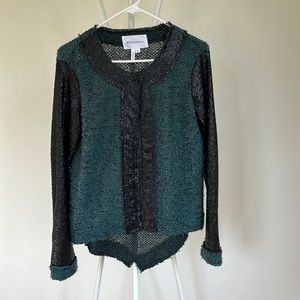BCBGeneration sequin knit cardigan size S